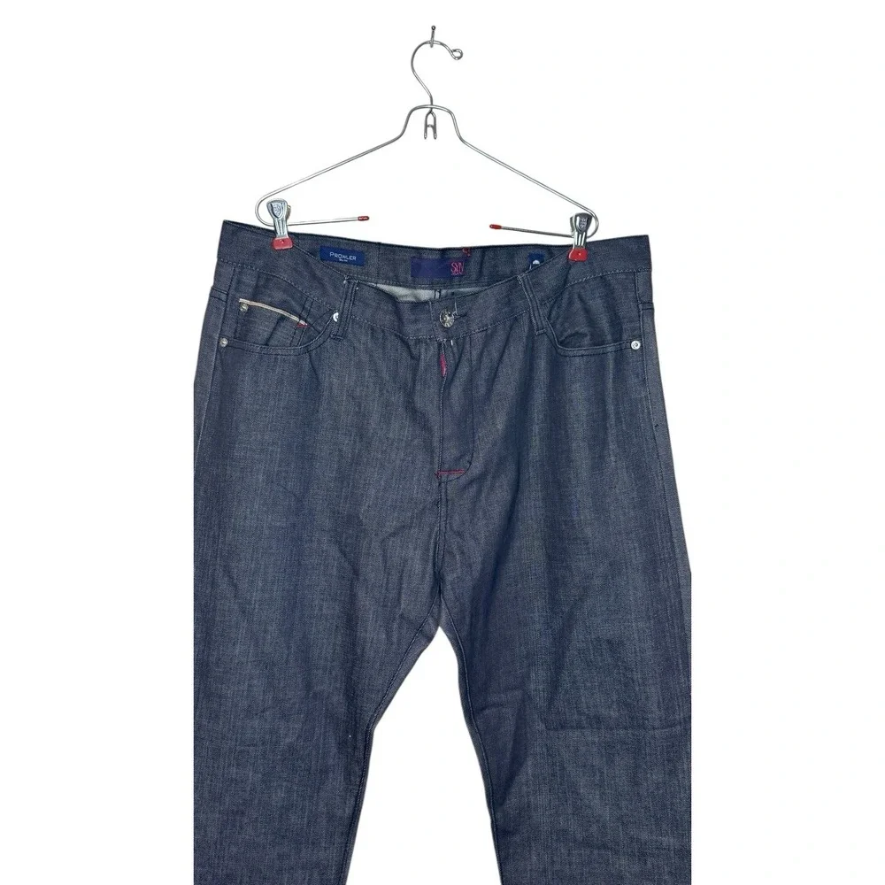 SYN Men's Jeans Prowler Slim‎ Straight Pure Cotton Denim Mid-Rise Blue Sz. 38X34